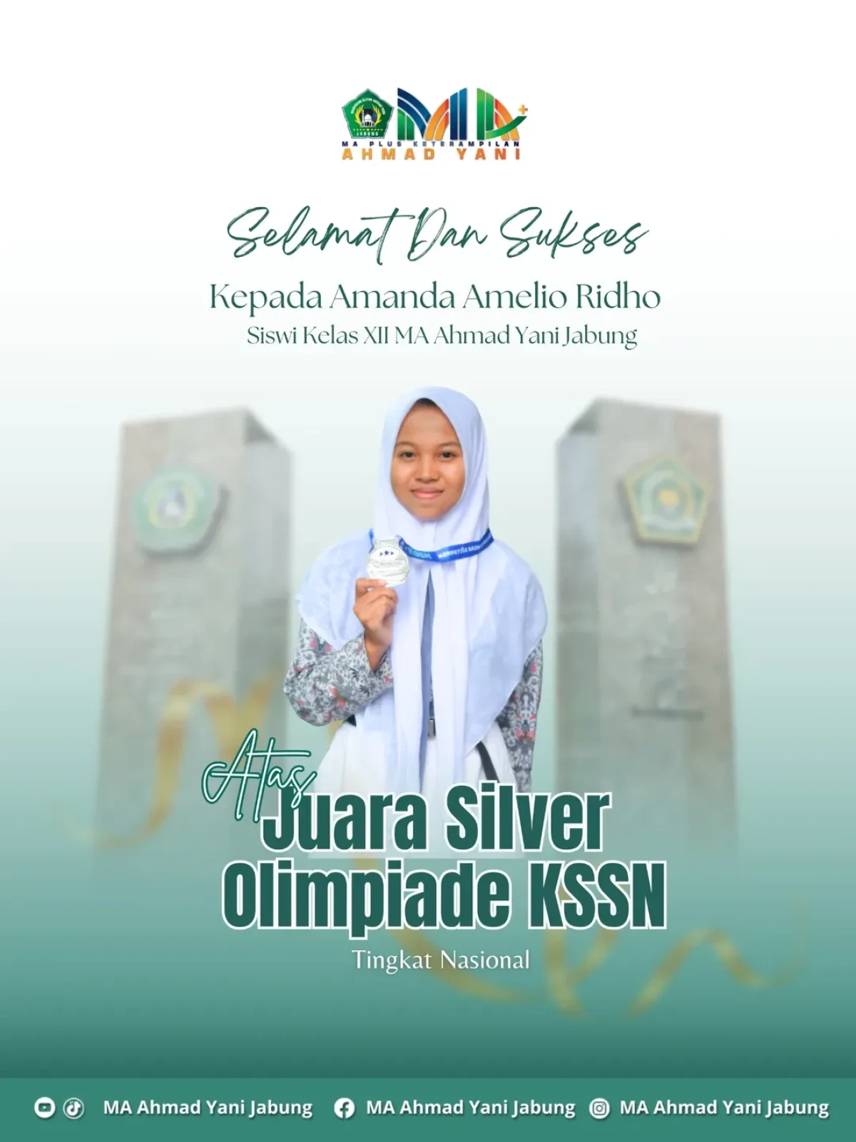 Juara Silver Olimpiade KSSN Tingkat Nasional 